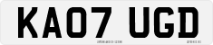 License plate of the United Kingdom, 2001 year system