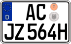 German license plate, Plates for oldtimers (type 