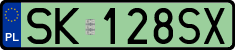 License plates of Poland, Electric vehicles