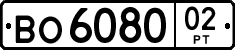 License plate of Tajikistan, Private owners (1996)