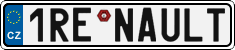 License plate of the Czech Republic, Vanity Plates