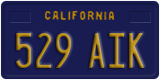 California, Passenger (123 ABC)