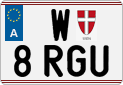 License plate of Austria, Regular plates