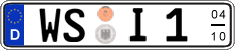 German license plate, Seasonal plates