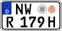 German license plate, Plates for oldtimers (type 