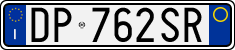 License plate of Italy, Cars (1994 year series)
