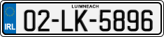 License plate of Ireland, Regular plates