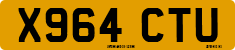License plate of the United Kingdom, 1983 year system