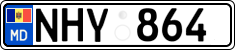License plate of Moldova, Cars (2015)