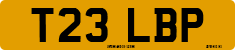 License plate of the United Kingdom, 1983 year system