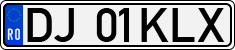 License plate of Romania, Regular plates
