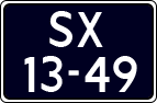 License plate of the Netherlands, Cars