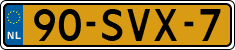 License plate of the Netherlands, Cars