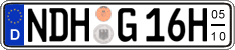 German license plate, Seasonal plates (Oldtimers)