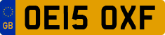 License plate of the United Kingdom, 2001 year system