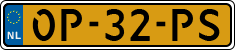 License plate of the Netherlands, Semi-trailers