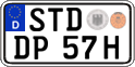 German license plate, Plates for oldtimers (type 