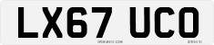 License plate of the United Kingdom, 2001 year system
