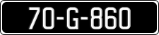 License plate of Ireland, Regular plates
