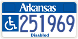 Arkansas, Disabled (12345(6))