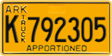 Arkansas, Apportioned (A 123456)