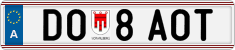 License plate of Austria, Regular plates