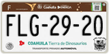 Coahuila, Cars (AAA-00-00)