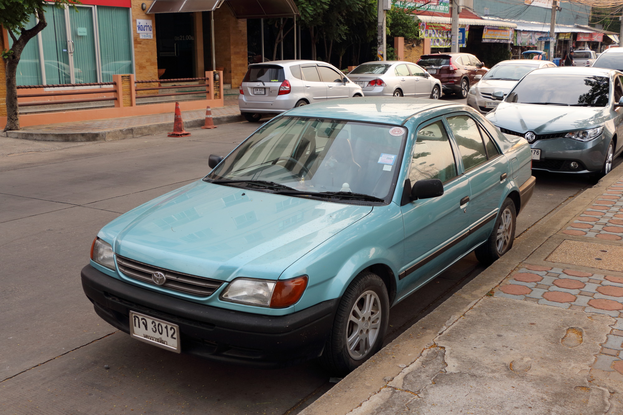 กจ 3012, Toyota Soluna 1st gen (L50; Asian-market), 1996–2003
