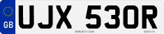 License plate of the United Kingdom, 1963 year system
