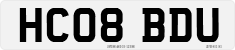 License plate of the United Kingdom, 2001 year system