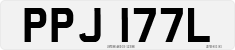 License plate of the United Kingdom, 1963 year system