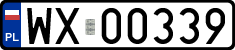License plates of Poland, Regular car plates