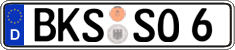 German license plate, Regular plates