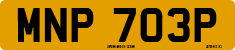License plate of the United Kingdom, 1963 year system