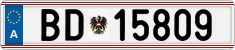 License plate of Austria, Official services and consulates