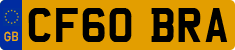 License plate of the United Kingdom, 2001 year system