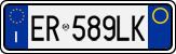 License plate of Italy, Cars (1994 year series)