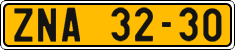 License plate of the Czech Republic, Commercial vehicles (1960)
