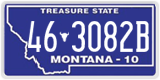 Montana, 1-12345A / 10-1234A