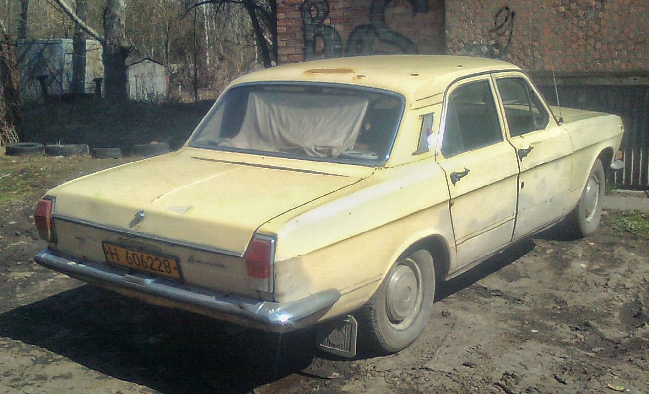 H 606228, GAZ 24 Волга 24(-01/07) Sedan, 1969–1985