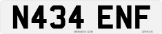 License plate of the United Kingdom, 1983 year system