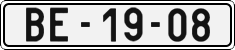 License plate of the Czech Republic, Cars (1960)