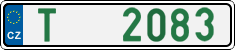 License plate of the Czech Republic, Dealer (2001)