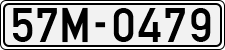 License plate of Vietnam, Cars