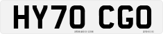 License plate of the United Kingdom, 2001 year system