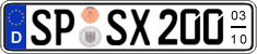 German license plate, Seasonal plates