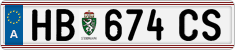 License plate of Austria, Regular plates
