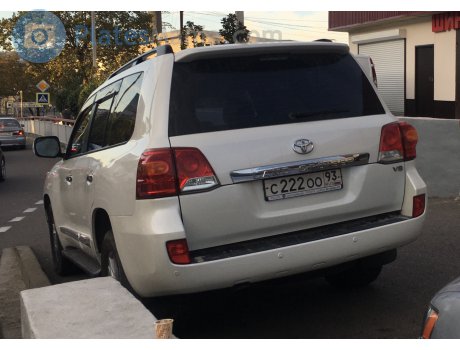 с222оо93, Toyota Land Cruiser