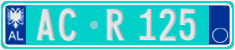 License plate of Albania, Trailers (2011)