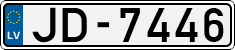 License plate of Latvia, Regular car plates
